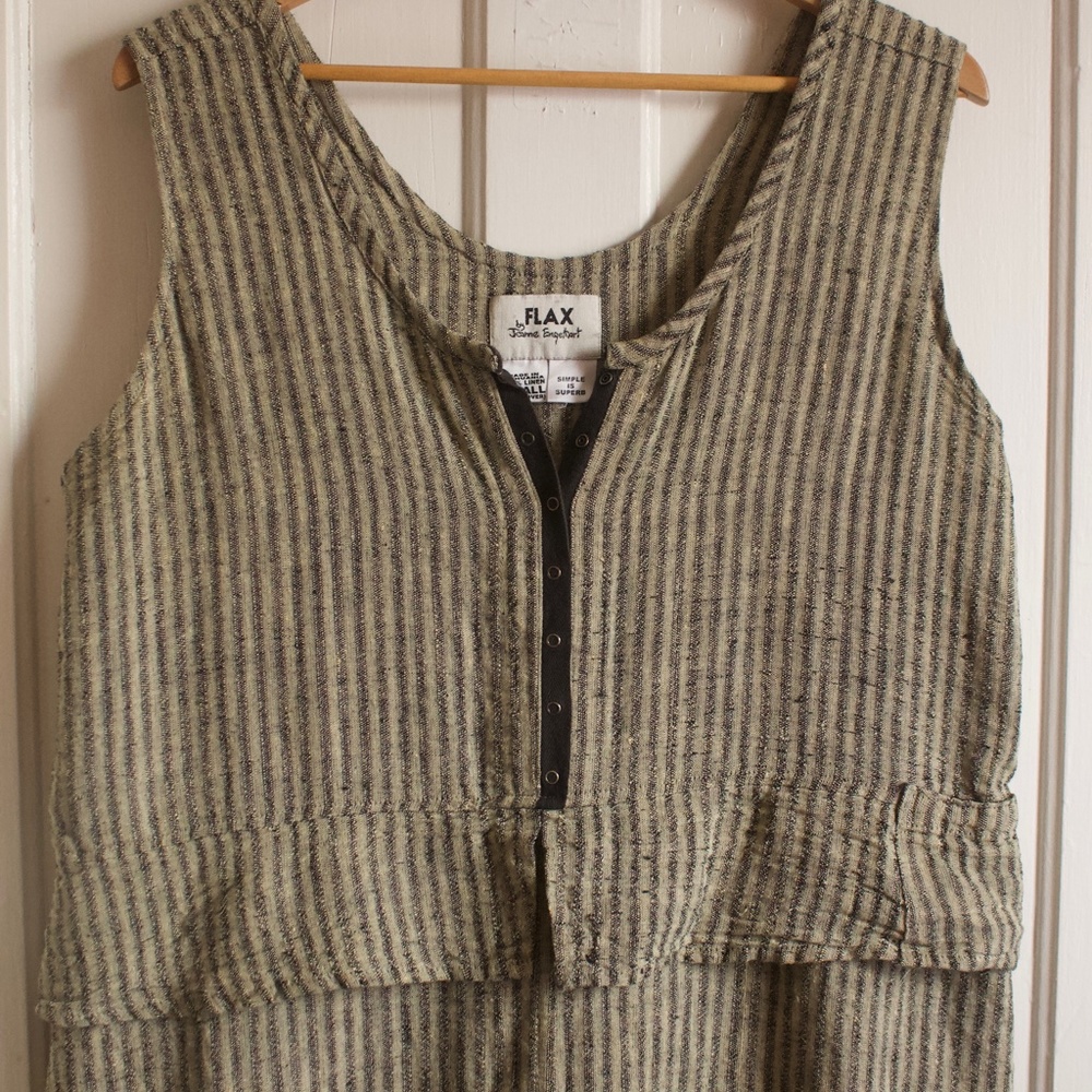 FLAX by Jeanne Engelhart linen jumpsuit